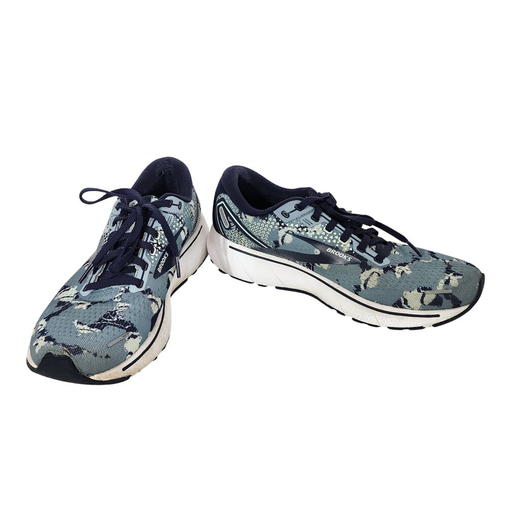 Brooks Ghost 14 Camo Pack Women's Running Shoes Size 10 B Medium Navy Blue Walk